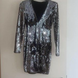 Women Great Silver Dress